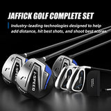12-Piece Mens Complete Golf Club Set with Driver, #3 and #5 Fairway Woods