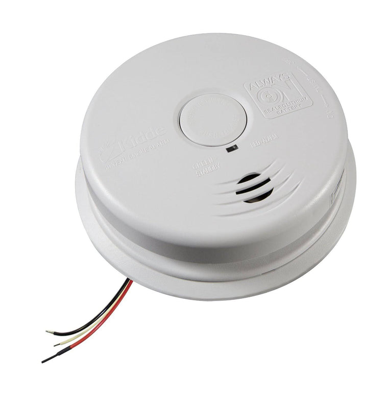 Kidde i12010S Worry-Free Hardwired Interconnect Smoke Alarm with Sealed Lithium Battery Backup