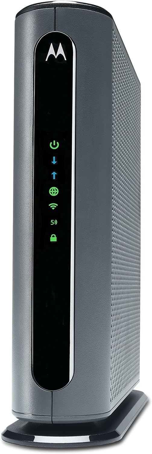 Motorola MG8725 DOCSIS 3.1 Cable Modem with Built-In WiFi 6 AX6000 Router, Up to 6000 Mbps