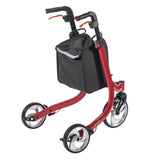 Drive Medical Nitro Euro-Style 3-Wheel Rollator Rolling Walker