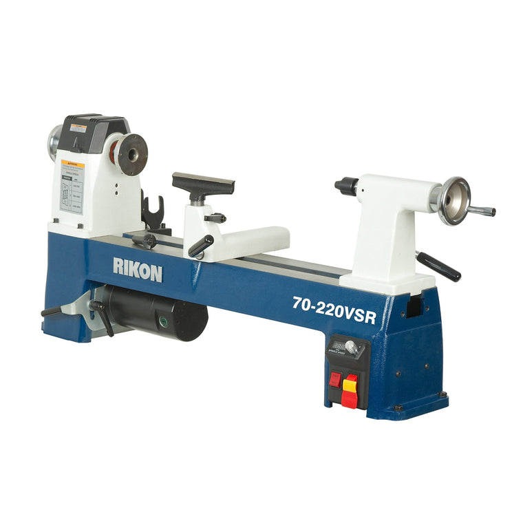 Rikon 70-220VSR Midi Lathe with 12.5-In. x 20-In. Capacity and Variable Speed
