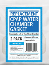 2-Pack Impresa Water Chamber Gaskets Compatible with ResMed AirSense 10 and AirCurve 10 HumidAir CPAP Supplies