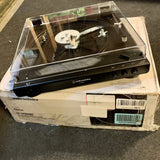 Audio-Technica AT-LP60XBT-BK Fully Automatic Belt-Drive Stereo Turntable in Black