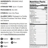 14-Pound Organic Kale Powder by Food to Live, Raw Vegan Superfood with Non-GMO and Kosher Ingredients