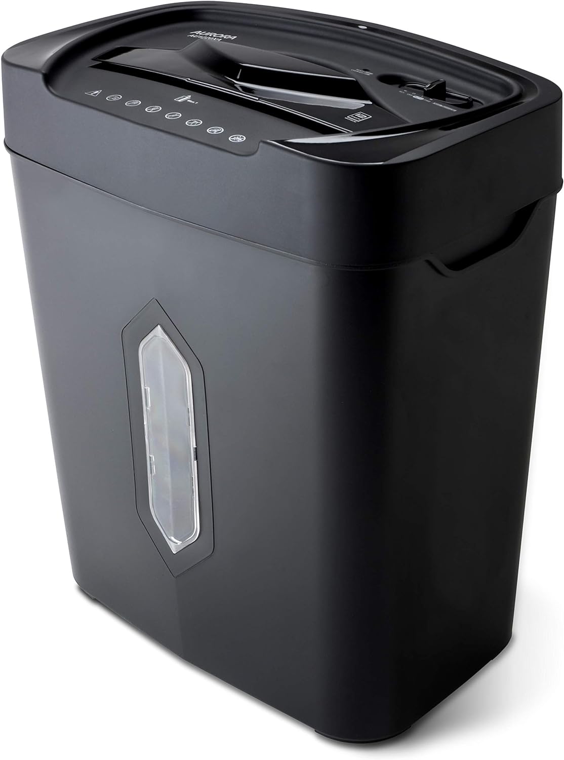 Aurora AU1220XA Crosscut Shredder for 12 Sheets, Credit Cards, with 5.2-Gallon Wastebasket
