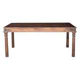 Bungalow Rose Fanch Dining Table Crafted from Solid Wood