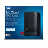 WD My Cloud EX2 Ultra Personal Cloud Storage Device, WDBVBZ0000NCH 2-Bay Diskless Enclosure