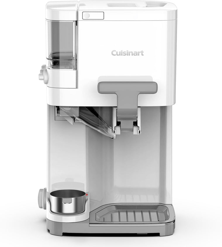 Cuisinart ICE-48 1.5-Quart Soft Serve Ice Cream Maker for Frozen Yogurt, Sorbet, Gelato, and Drinks, White