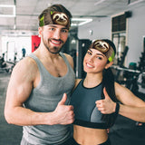 Moisture-Wicking Elastic Exercise Headband for Men and Women with Cute Sloth Pattern, Designed for Running, Gym and Workouts