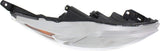 Evan-Fischer Clear-Lens Halogen Headlight Set for 2011-2013 Ford Fiesta, CAPA Driver and Passenger Side Pair with Bulbs