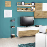 Atlantic Nestable 32 Blu-Ray Rack with Space-Saving Modern Design, Durable Steel Construction and Black Finish, PN63712046