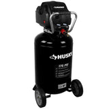 Husky Quiet Portable Electric Air Compressor with 30-Gallon Tank and 175 PSI High-Performance Operation