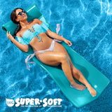 TRC Recreation Foam Pool Float, 1.25-Inch Floating Water Lounger for Swimming and Splashing