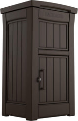 Keter Delivery Box with Lockable Porch Storage Compartment for Secure Package Protection, Brown