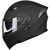 ILM Model 902 Modular Motorcycle Helmet with Flip-Up Full-Face Design, Dual Visors, DOT Certification, and 6 Colors
