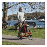 Drive Medical Nitro Euro-Style 3-Wheel Rollator Rolling Walker