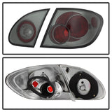 Spyder Euro Style Tail Lights for Toyota Corolla 03-08, Smoke, 5033673