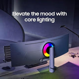 Samsung Odyssey OLED G93SC 49-Inch Curved Gaming Monitor with QD-OLED, 240Hz Refresh Rate, 0.03ms Response, DQHD, G-Sync Compatible, AMD FreeSync Premium Pro and Height-Adjustable Stand, 3-Year Warranty, LS49CG932SNXZA