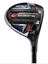 Cobra King RADSPEED 7 Wood Fairway Club with Motore x F3 Regular Shaft, Blue/Red