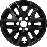 Set of 4 Upgrade Your Auto 16-Inch Gloss Black Wheel Skins for Nissan Frontier 2014-2020
