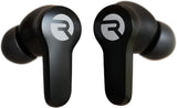 Raycon The Work True Wireless Earbuds in Jet Silver, Bluetooth In-Ear Headset with Microphone, Stereo Sound, 32 Hours of Battery Life and Three Sound Profiles