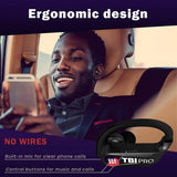 TBI Pro PowerPro5989 Wireless Bluetooth Earbuds with Microphone, Black