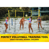 Crossnet 4-Way Adjustable Volleyball Game Set with Net, Open Box