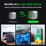 Creality K1C 3D Printer with 600mm/s High-Speed Printing, Auto Leveling, Clog-Free Robust Direct Extruder, AI Camera, 300°C Printing and Silent Mode, K1 SE Upgraded, Carbon Fiber Filament Support
