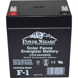 AgraTronix F-1 Rechargeable 12V Solar Fence Replacement Battery for Fence Energizers