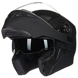 ILM Model 902 Modular Motorcycle Helmet with Flip-Up Full-Face Design, Dual Visors, DOT Certification, and 6 Colors