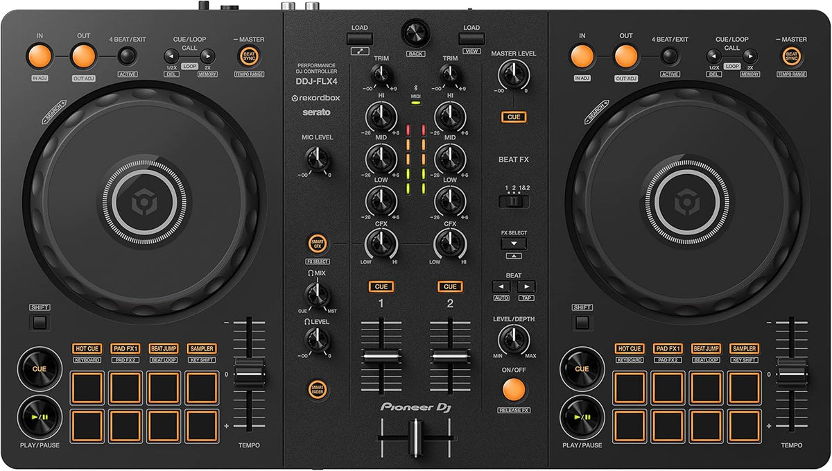 Graphite 2-Deck DJ Controller, DDJ-FLX4
