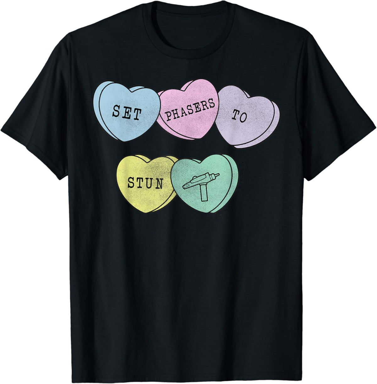 Star Trek Original Series Valentines Day Candy Graphic T-Shirt