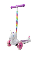 Dimension Unicorn 3-Wheel Scooter with Tilt-to-Turn Steering