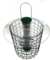 Droll Yankees 344305 Caged Sunflower Bird Feeder, Squirrel-Proof Design, 20-Inch, Black