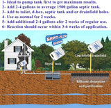 Septi-Flow Septic System Shock Treatment, 4-Gallon Set for Drainfield Clearing and Hardened Soil