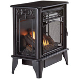 Procom PCNSD25RTA 3-Sided Dual-Fuel Gas Stove with Remote Control, Black, 23,000 BTU