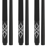 58-Inch Fiberglass and Graphite Composite Billiard Pool Cue Stick, Available in 18oz, 19oz, 20oz or 21oz Weights