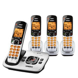 Expandable Uniden DECT 6.0 Cordless Phone with 4 Handsets and Digital Answering
