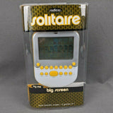 Radica 2008 Big Screen Solitaire Electronic Handheld Game, Yellow and White