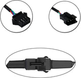 4-Pack 5-Foot Extension Cables with SM 4-Pin Locking Connectors, 60in / 150cm, for 5050-SMD RGB LED Neon Strip Kits, EXT-5FT