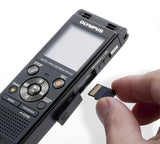 Olympus WS-853 Digital Voice Recorder with 8 GB Storage, Up to 260 Hours of MP3 Recording, 64 kbps, Black
