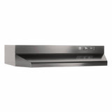 Broan F404223 42-Inch Convertible Under-Cabinet Range Hood in Black