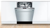 Bosch 800 Series Built-In Dishwasher, 24-Inch Top-Control Design with CrystalDry, Stainless Steel Tub and 3rd Rack, 40 dBa, Stainless Steel