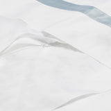 Matouk Lowell King Duvet in Blue