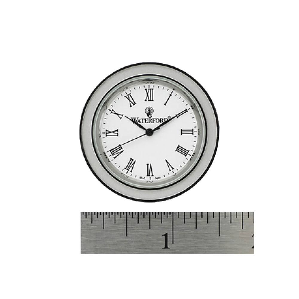 Waterford Silver-Tone Clock Face Inserts, Small 1 1/2-Inch, 2 Packs