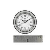 Waterford Silver-Tone Clock Face Inserts, Small 1 1/2-Inch, 2 Packs