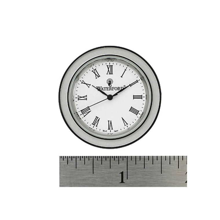 Waterford Silver-Tone Clock Face Inserts, Small 1 1/2-Inch, 2 Packs