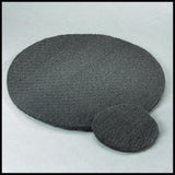 STONE-GLO 19-Inch Steel Wool Floor Polishing Pads, Grade 1, 12-Pack, Built for Durable Cleaning and Finishing; Available in Grades 000, 00, 0, 1, 2 and 3