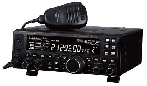 Yaesu FT-450D Transceiver for HF and 50 MHz Communications