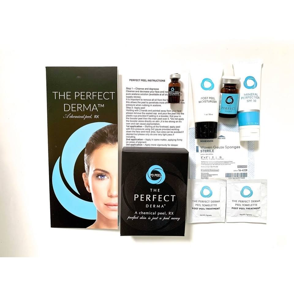 The Perfect Derma Face Skin Peel Plus Booster with Acids and Peels